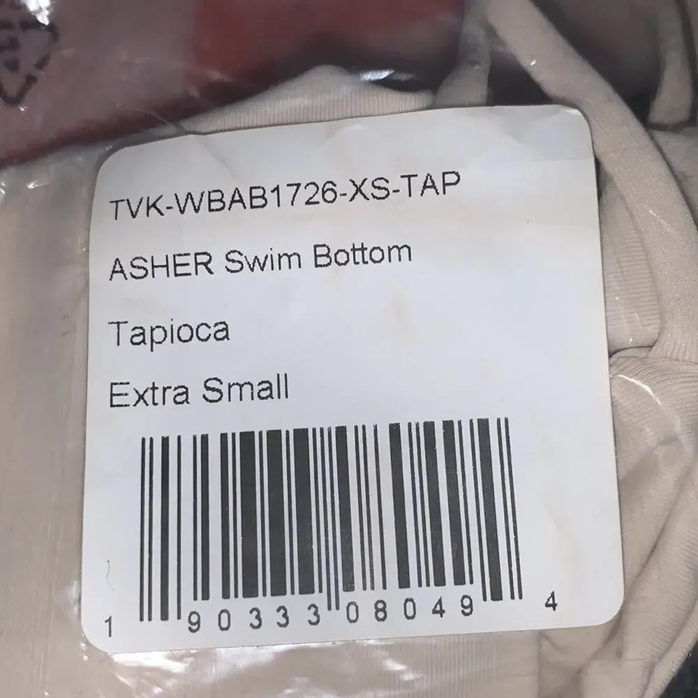TAVIK Asher Bikini Bottoms. Tapioca. XS‎
